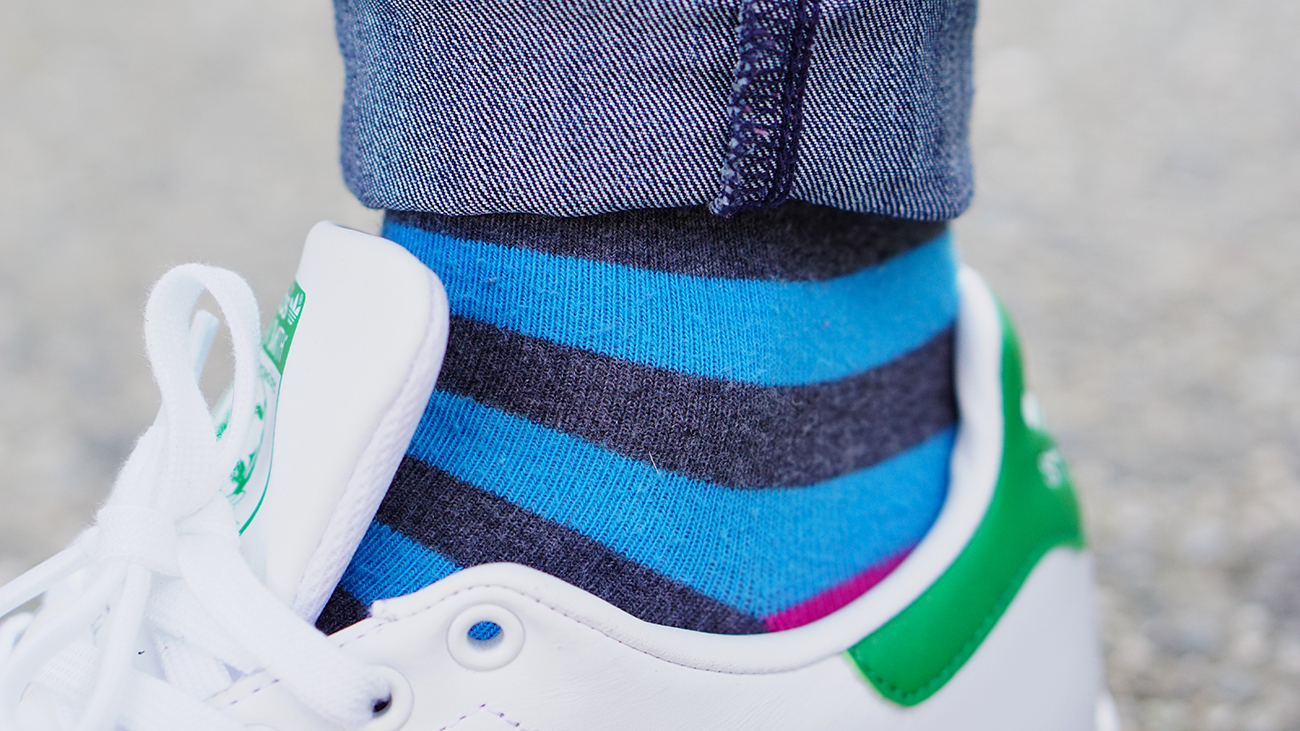 blue-striped-socks