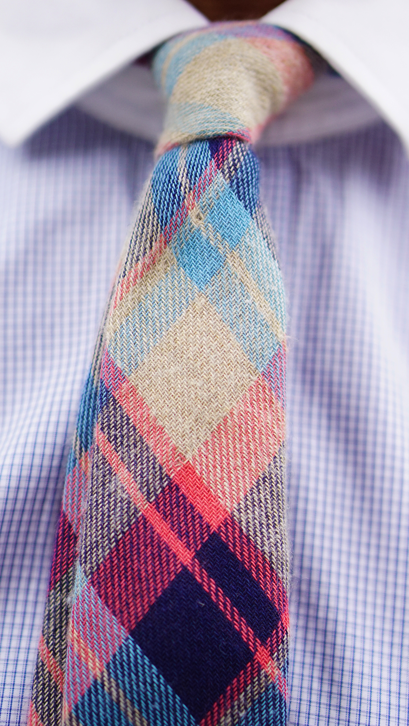 plaid-necktie