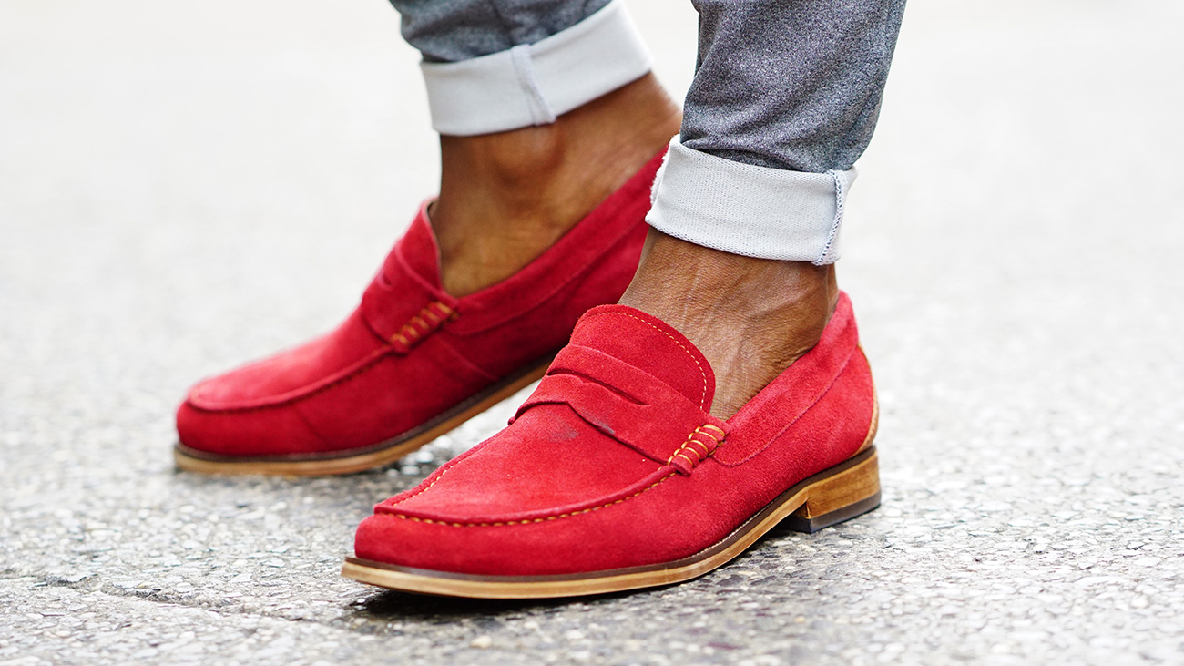 red-penny-loafers