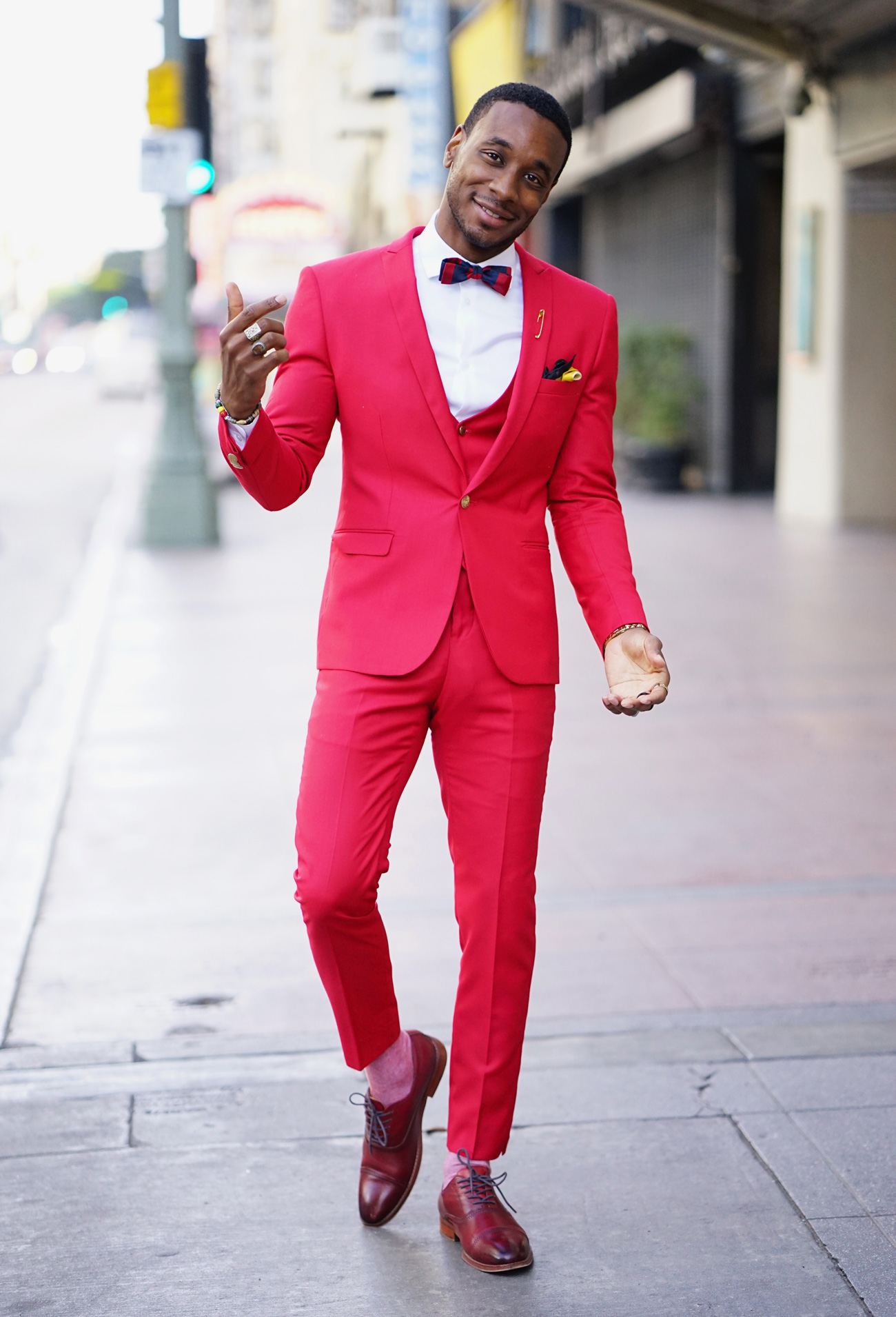 Dale Red Wine Tweed 3-Piece Suit – WELTHĒ NYC