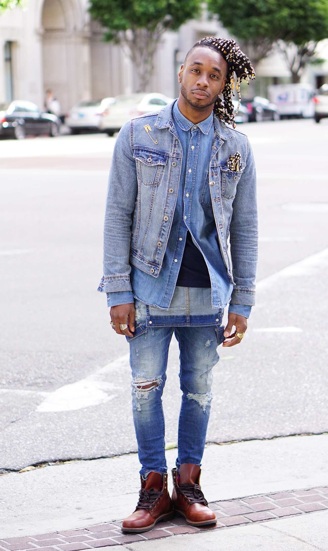 OOTD DENIM LAYERING WITH OVERALLS Norris Danta Ford