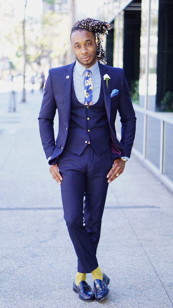 OOTD: NEW 3 PIECE NAVY SUIT – Norris Danta Ford