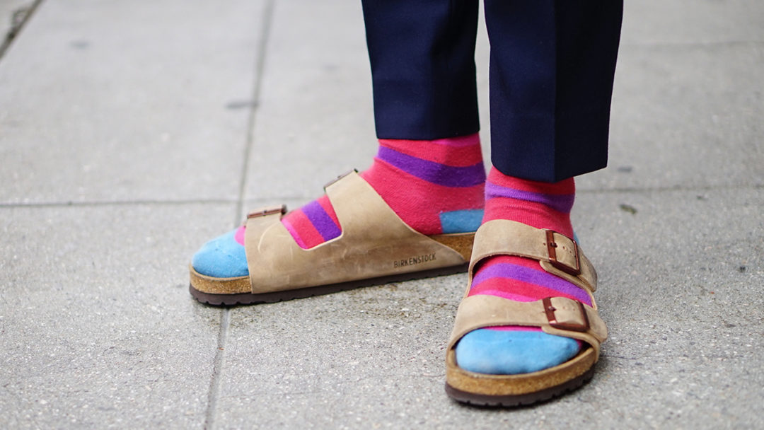 Vintage Striped Suit + Sandals for Summer. | Le Stylo Rouge