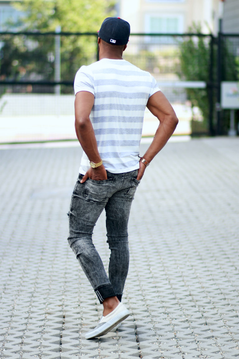 DIY: STRIPED CREWNECK TEE – Norris Danta Ford