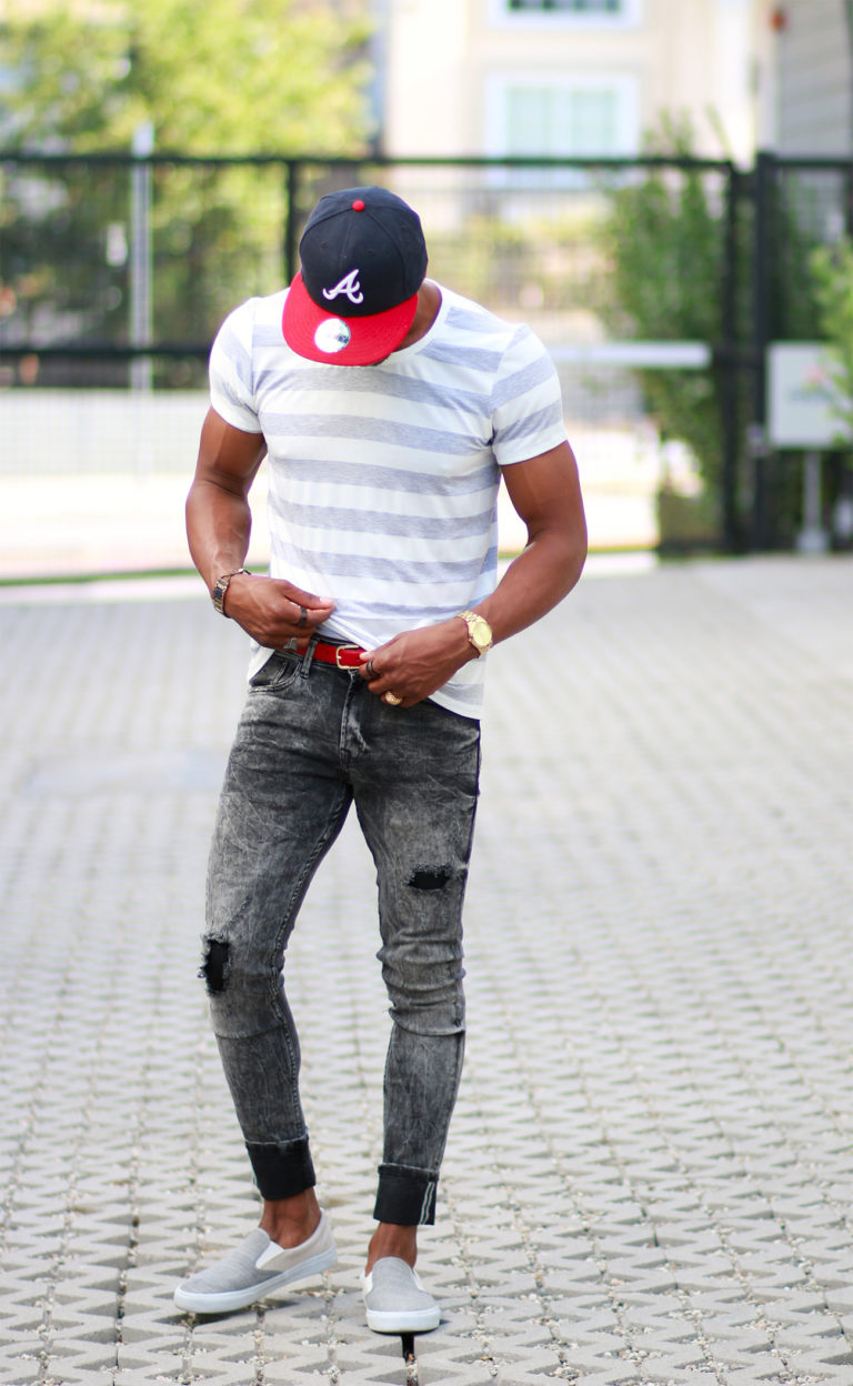 DIY: STRIPED CREWNECK TEE – Norris Danta Ford