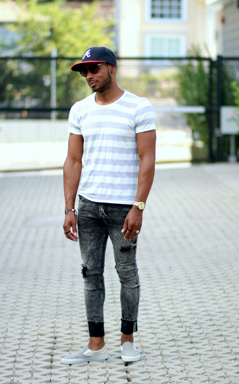 DIY: STRIPED CREWNECK TEE – Norris Danta Ford