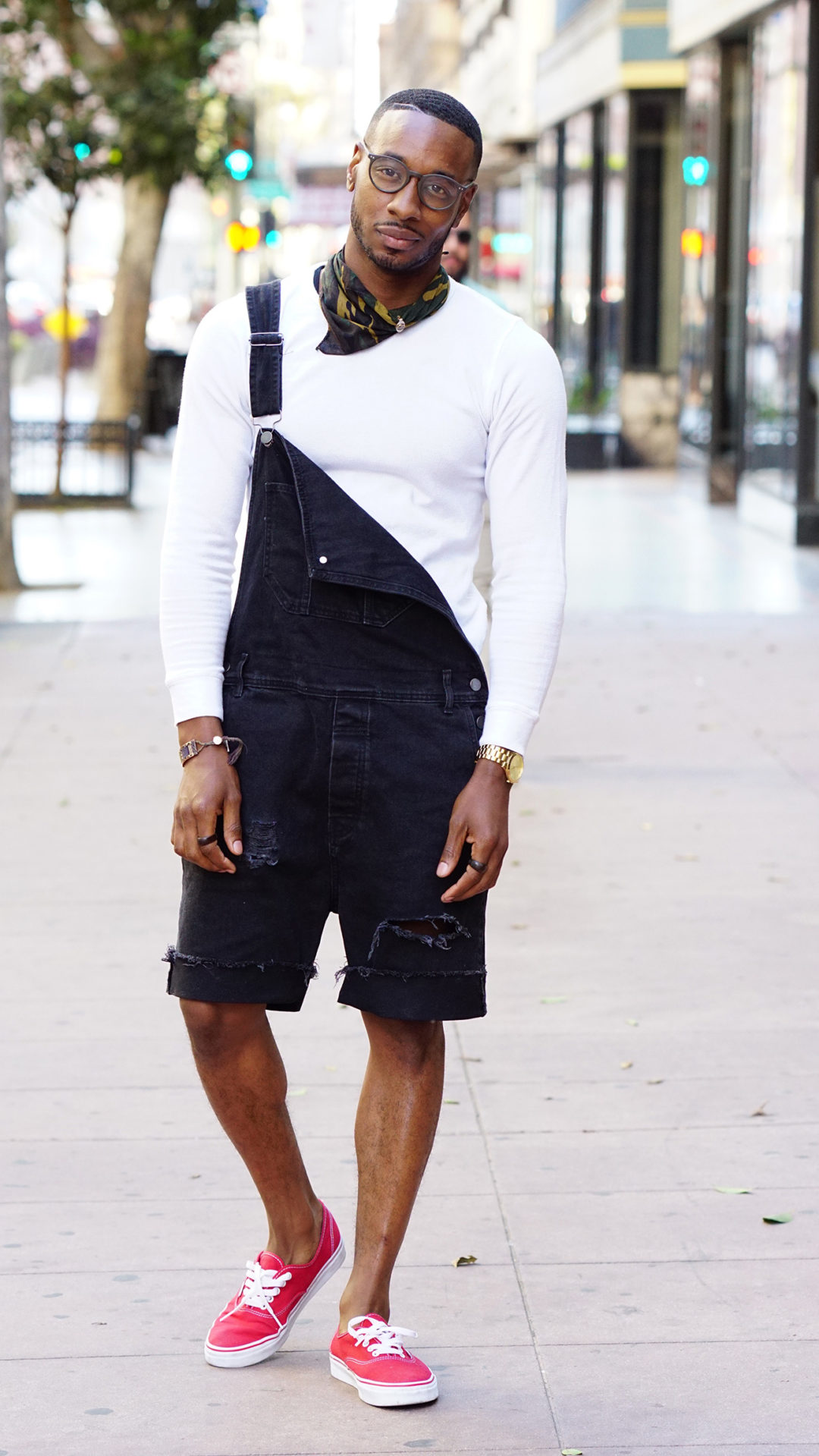 DIY: DISTRESSING MY BLACK DENIM OVERALLS – Norris Danta Ford