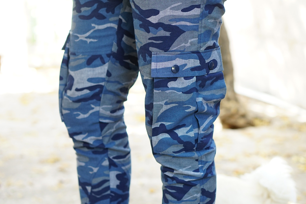 slim camo cargo pants mens