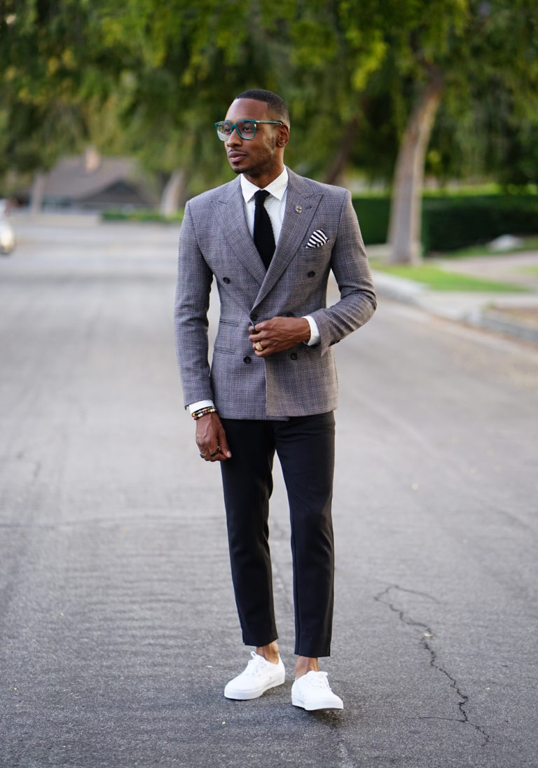 DIY: BLACK SLACKS + DOUBLE BREAST + CLASSIC VANS – Norris Danta Ford