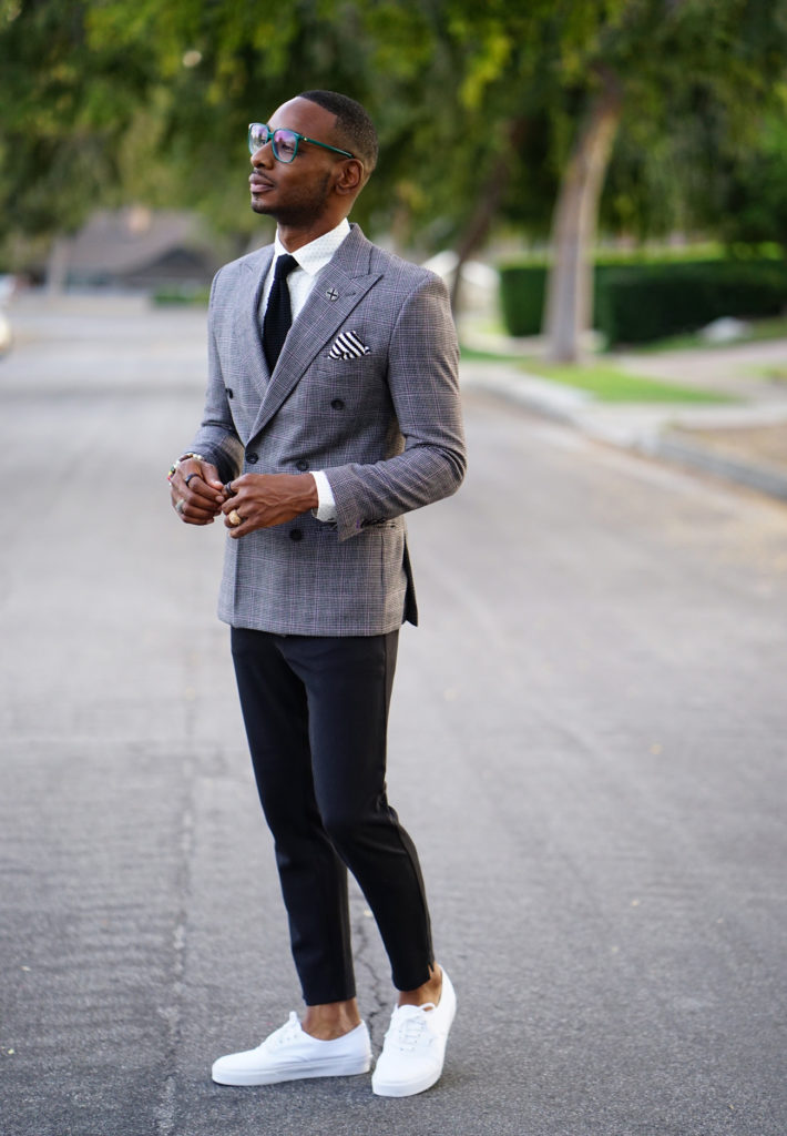 DIY: BLACK SLACKS + DOUBLE BREAST + CLASSIC VANS – Norris Danta Ford