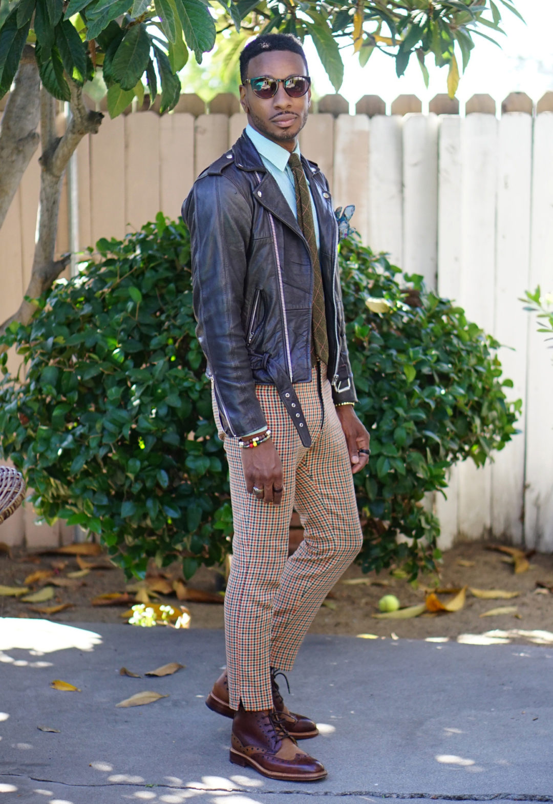 OOTD: DRESSING UP LEATHER FOR FALL LAYERS – Norris Danta Ford