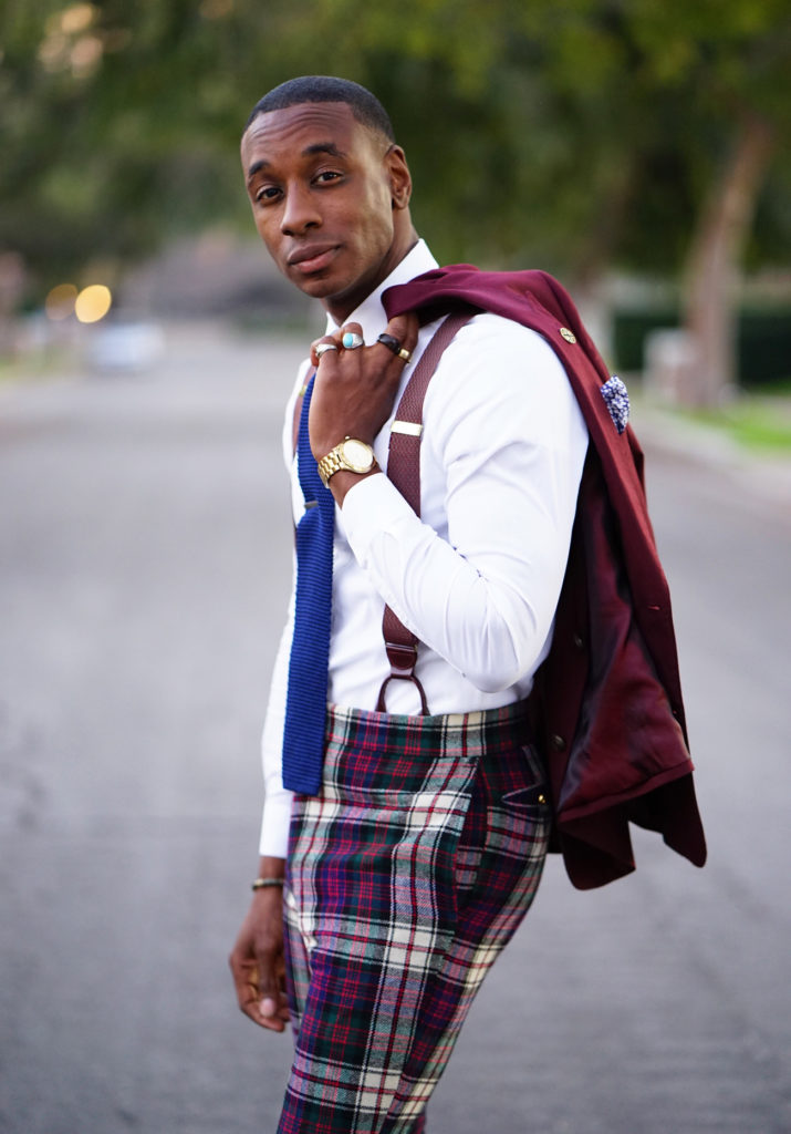 OOTD: MIXING SUIT JACKET W/ VINTAGE PLAID PANTS – Norris Danta Ford