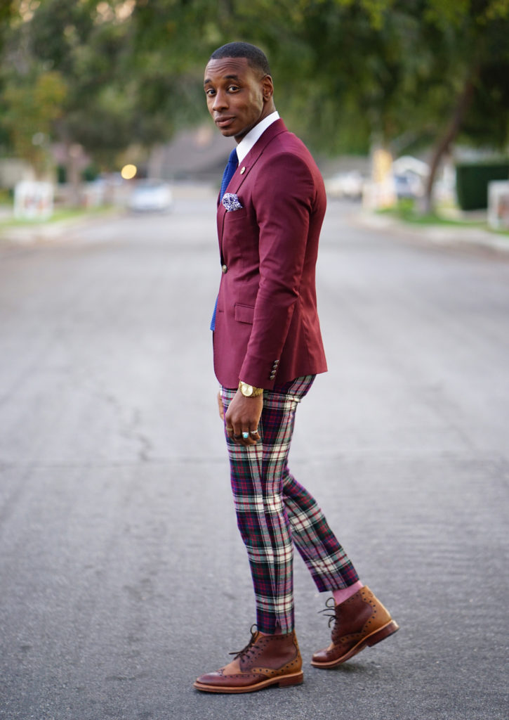 OOTD: MIXING SUIT JACKET W/ VINTAGE PLAID PANTS – Norris Danta Ford