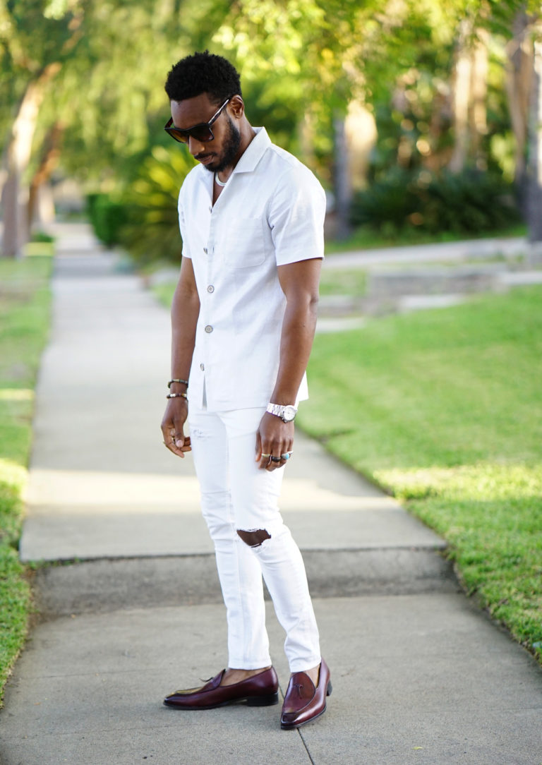 MCCALLS 7206 MODIFIED & STYLED IN ALL WHITE OUTFIT – Norris Danta Ford