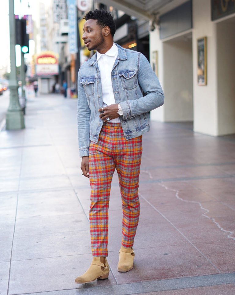 DIY PLAID WOOL PANTS + CHELSEA BOOTS – Norris Danta Ford