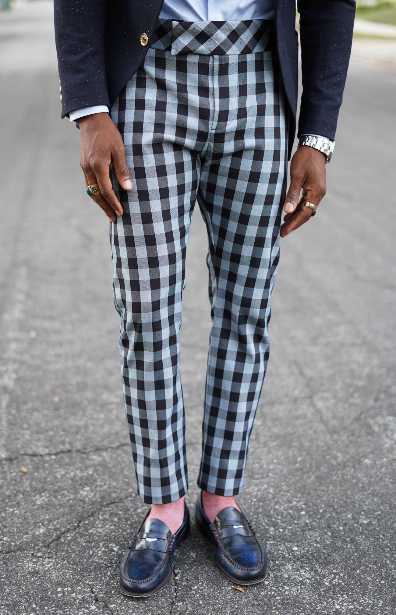 DIY PLAID PANTS W/ CASUAL GQ LOOK – Norris Danta Ford