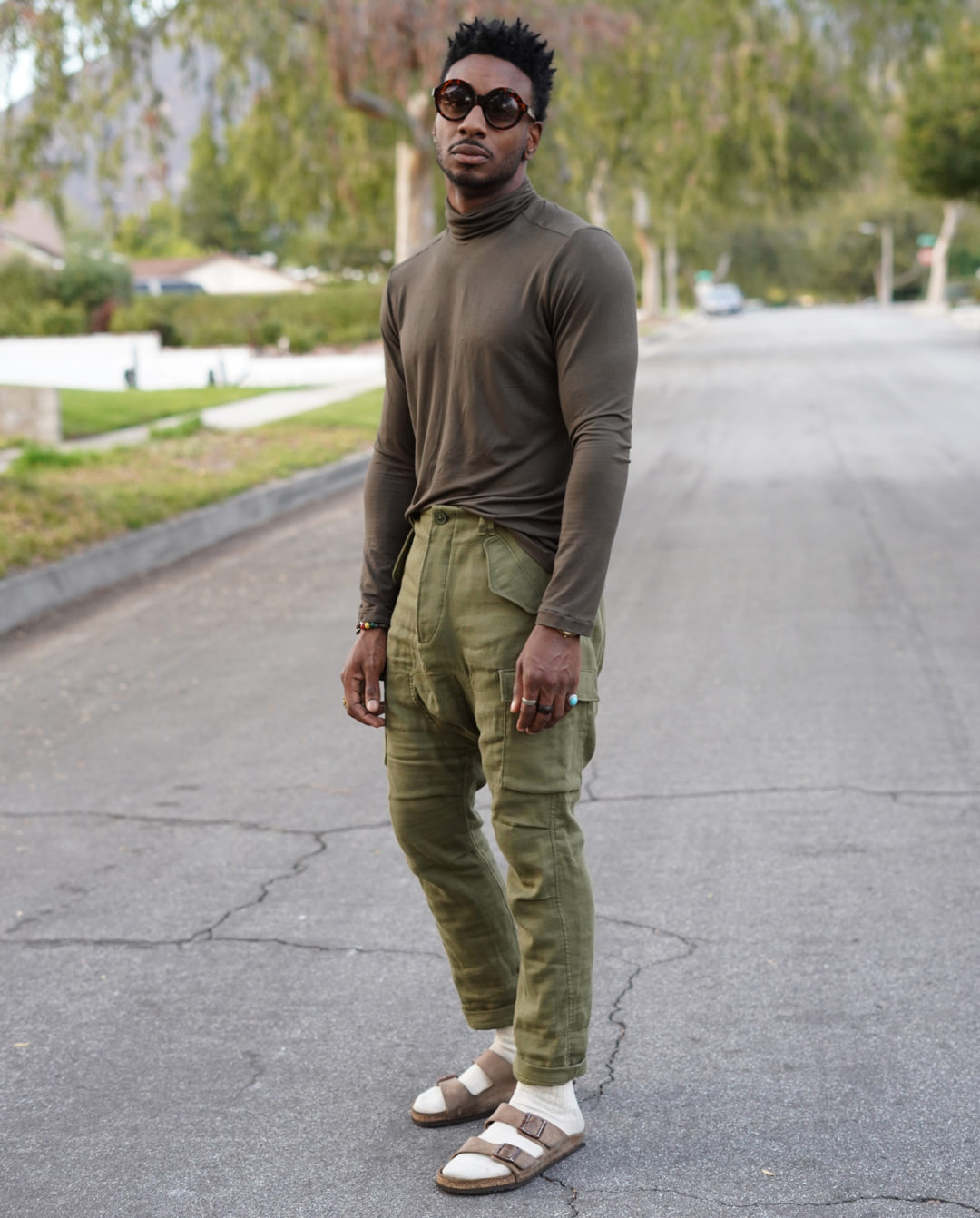 VINTAGE VOGUE 8363 TURTLENECK + DROP CROTCH CARGO PANTS – Norris Danta Ford