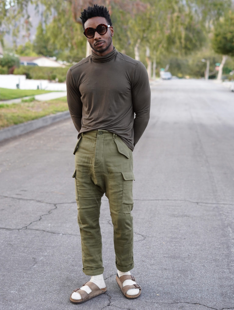 VINTAGE VOGUE 8363 TURTLENECK + DROP CROTCH CARGO PANTS – Norris Danta Ford