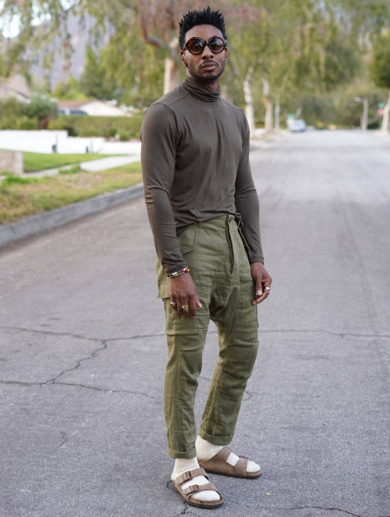 VINTAGE VOGUE 8363 TURTLENECK + DROP CROTCH CARGO PANTS – Norris Danta Ford