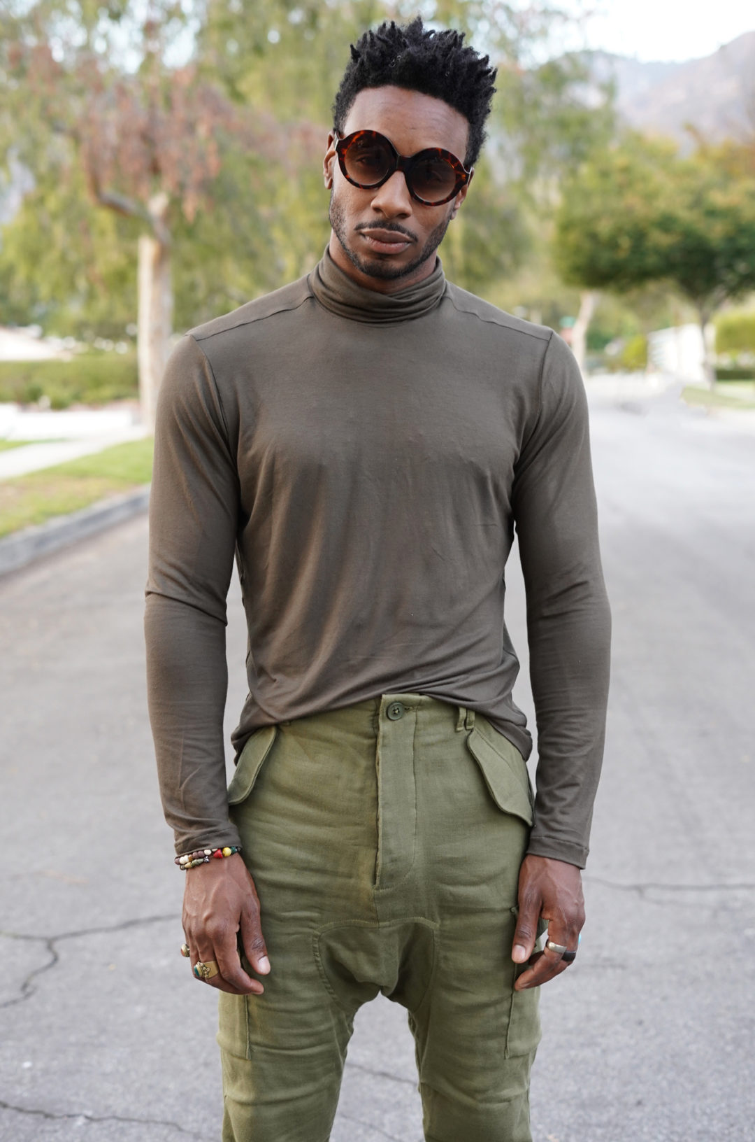 VINTAGE VOGUE 8363 TURTLENECK + DROP CROTCH CARGO PANTS – Norris Danta Ford