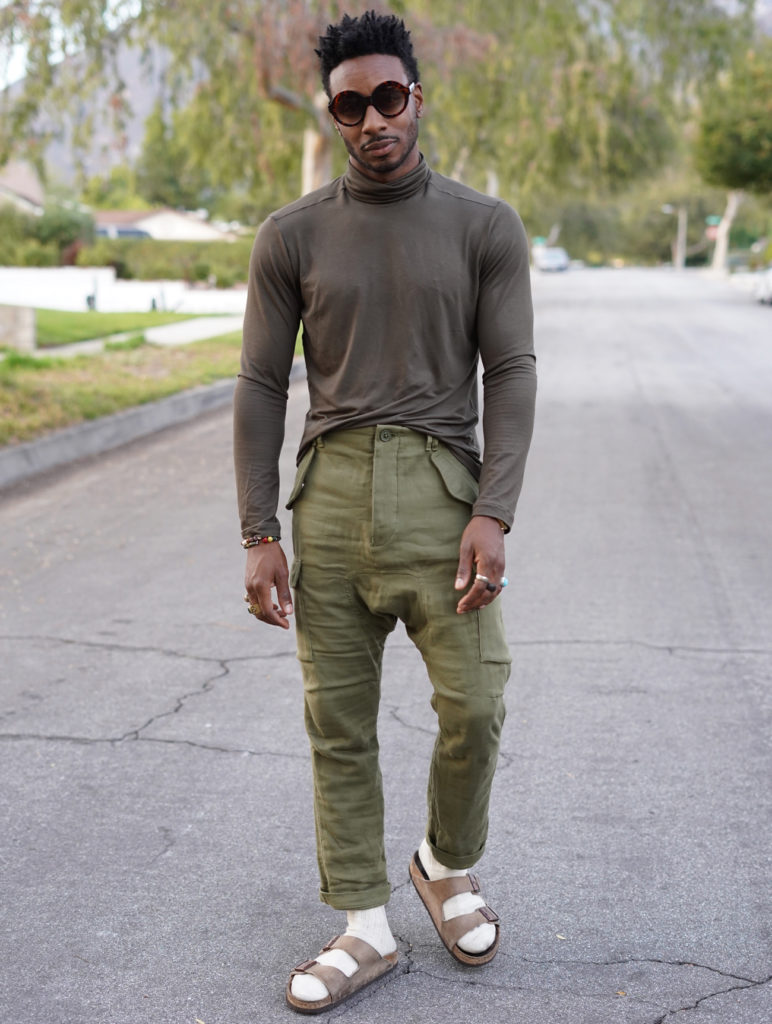 VINTAGE VOGUE 8363 TURTLENECK + DROP CROTCH CARGO PANTS – Norris Danta Ford