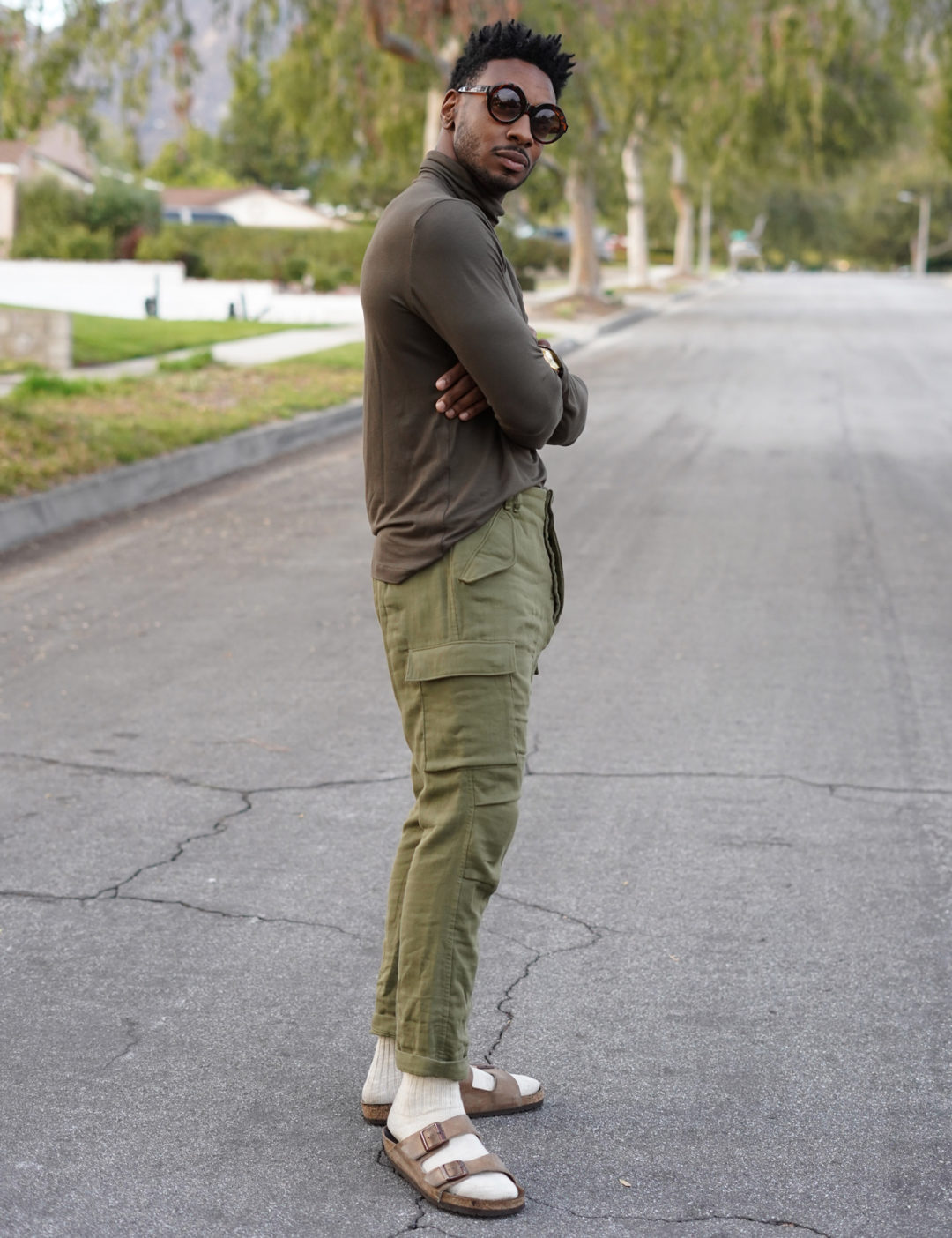 VINTAGE VOGUE 8363 TURTLENECK + DROP CROTCH CARGO PANTS – Norris Danta Ford