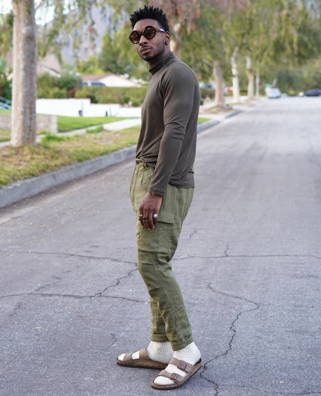 VINTAGE VOGUE 8363 TURTLENECK + DROP CROTCH CARGO PANTS – Norris Danta Ford