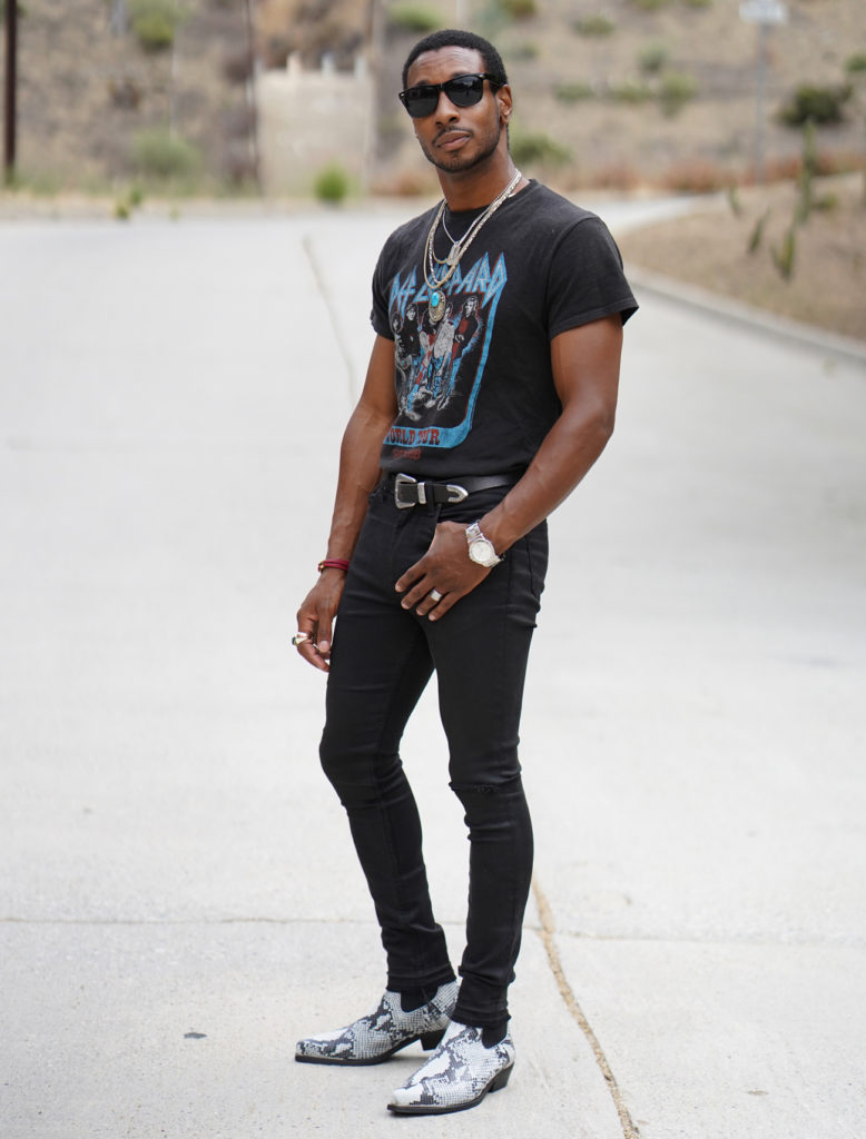 OOTD: ROCK STYLE WITH SNAKE SKIN BOOTS – Norris Danta Ford